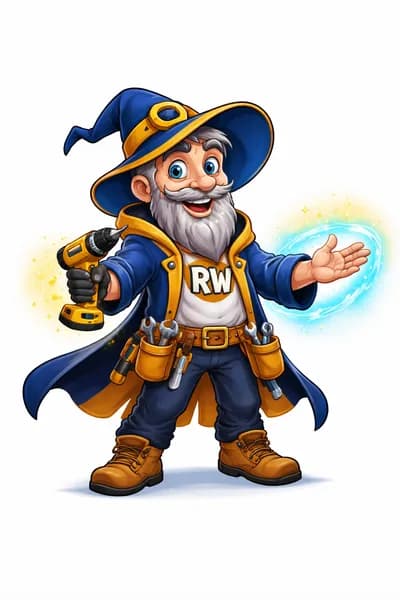 Remodel Wiz Mascot